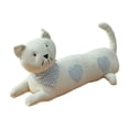 thumbnail image 1 of Tope de puerta con peso para piso, tope de puerta, escultura de tope, animal de peluche decorativo corazón azul, 1 of 8