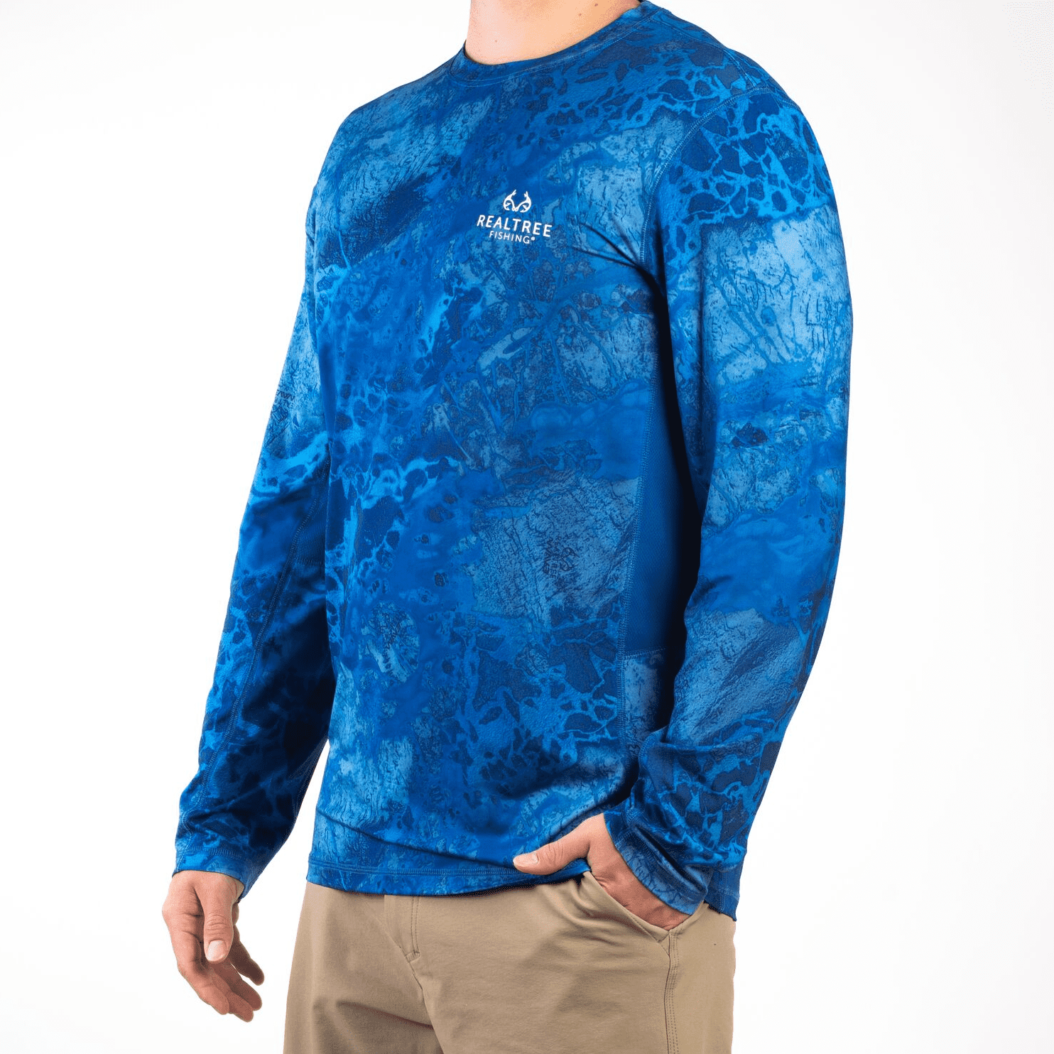 Staghorn Realtree Wav3 T-shirt de pêche à manches courtes