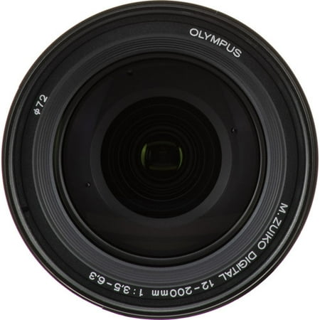 Olympus - M.Zuiko 12-200mm f/3.5-6.3 Zoom Lens for PEN-F - Black