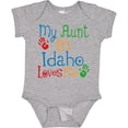 thumbnail image 3 of Inktastic My Aunt in Idaho Loves Me Boys or Girls Baby Bodysuit, 3 of 5