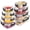 transparent, variant on Glass Food Storage Containers with Lids, 8 Pack Meal Prep Containers, Airtight Leak-Proof Locking Bento Boxes, Microwave, Oven, Freezer and Dishwasher Safe, BPA Free, 5oz to 36oz Size Variety