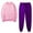 Pink, variant on Admvng Lounge Sets for Women Plus Size Solid Sweatshirt Casual Sports Baggy Fall Fashion Sweatpants with Pockets Matching Set Tracksuit S-3XL