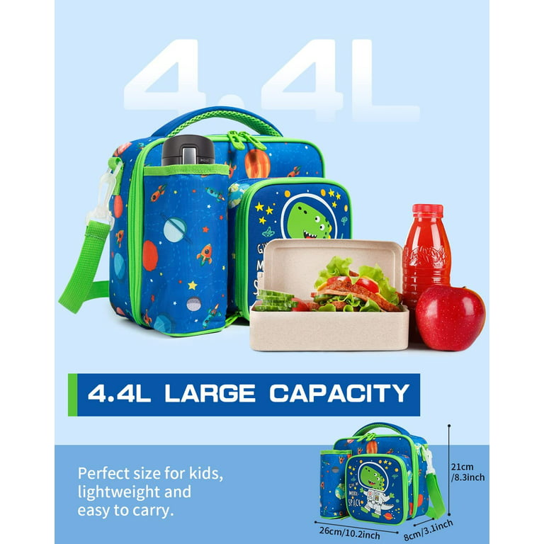 Kids Insulated Lunch Box for Boys Lunch Bag Lunch Box Carrier for
