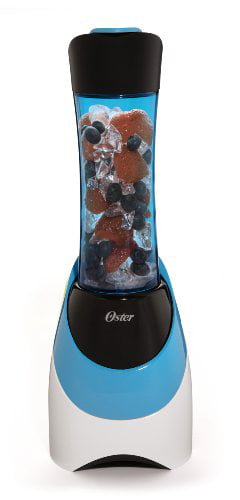 Oster BLSTPB-WBL My Blend 250-Watt Blender with Travel Sport Bottle Light Powder Blue 