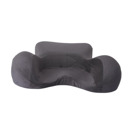 lacooooppia Meditation Cushion Floor Pillow Support Washable Cover Yoga Cushion Memory Foam for Deep Thought Living Room Home Yoga Office Gray