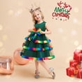 thumbnail image 2 of Mercatoo Toddler Girl Dresses 4t 𝐏𝐚rty Toddler Girls Sleeveless Christmas Paillette Tulle Princess First Birthday Dress Girl, 2 of 9