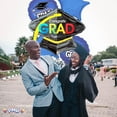 thumbnail image 3 of PMU Congrats Grad Cap Balloon Bouquet | Graduation Decoration Mylar Balloons | Graduation Balloons Class of 2024 Decor | Celebrate Success with Vibrant Graduation Balloons | Navy Blue (5/Pkg) Pkg/1, 3 of 7