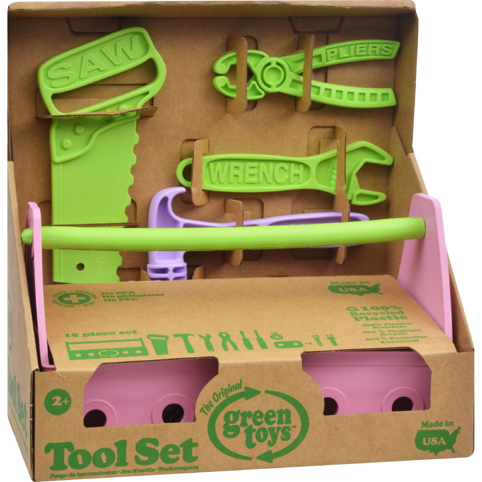 pink toy tool set