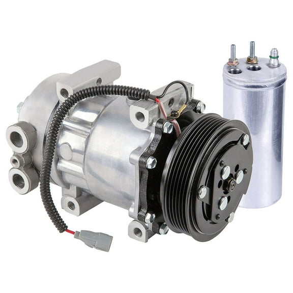 For Jeep Cherokee 2001 AC Compressor w/ A/C Drier - BuyAutoParts