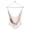Sandybeach White, variant on Handwoven Cotton Rope Hammock Chair with Metal Spreader Bar, Boho Hanging Chair for Bedroom, Indoor and Outdoor Swing Chair with Tassels