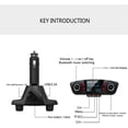 thumbnail image 5 of MUSICOZY Bluetooth FM Transmitter Hands-Free Calling Radio Adapter with Dual USB Port for Car,MP3 Player Bluetooth Receiver with USB car Charger Support TF Card USB Flash Drive, Small, 5 of 9