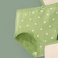 thumbnail image 4 of Ccpelsie Girls Toddler Briefs Kids Panties Soft Cotton Underwear Comfortable Cute Print(Green,3-4 Years), 4 of 5