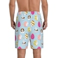thumbnail image 6 of KLL Happy Easter for Men's 1-Pack Shorts,Sleep Pajama Shorts for Men Soft Pj Shorts Men's Pajama Bottoms Sleepwear -3X-Large, 6 of 7