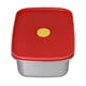 thumbnail image 4 of Contenedor de ensalada Ticfox para almuerzo 600 ml color rojo, 4 of 14