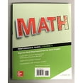 thumbnail image 1 of Pre-Owned Glencoe MATH - Course 2 - Practice Masters &amp; Performance Tasks, 9780078989476, 0078989477, Paperback,, 1 of 1
