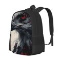 thumbnail image 2 of Daiia Red Black Ink Style Bald Eagle Backpack for Men and Women -Durable Backpack Large Capacity, Water-Resistant Bag with Adjustable Straps and Laptop Compartment, 2 of 9