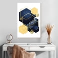 thumbnail image 2 of Elephant Stock Geometric Greek Odyssey Wall Art - Vertical Canvas Wall Art - Living Room Wall Decor - Abstract Canvas - Yellow And Blue Decor By Urban Epiphany - 20" x 30", 2 of 8