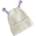 thumbnail image 5 of Lindo gorro de punto de monstruo brillante, gorro de tentáculo de monstruo, divertido gorro iluminado, 5 of 5