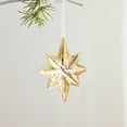 thumbnail image 4 of Golden Acrylic Star Ornament with Gemstones - 5.5 Inch Shiny Christmas Tree Pendant for Holiday Decor Multicolor, 4 of 8