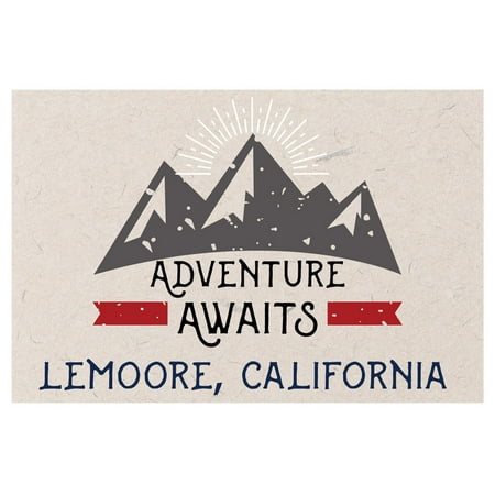 

Lemoore California Souvenir 2x3 Inch Fridge Magnet Adventure Awaits Design