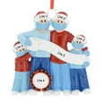 thumbnail image 3 of Personalized Family Christmas Ornament 2024 Family of 4 with Masks Pandemic Christmas Tree Ornament, 3 of 9