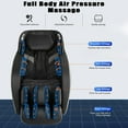 thumbnail image 3 of BestMassage Full Body Zero Massage Chair with Bluetooth 3D Speaker and Built-in Heat Therapy,Black, 3 of 7