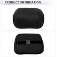 thumbnail image 4 of Almohada para la Cabeza del Automóvil Unique Bargains, Soporte Ergonómico y Cómodo para el Cuello, Cuero, Espuma Viscoelástica, Ancho Ajustable, Negro, 1 Pcs para Conducir y Viajar, 4 of 7