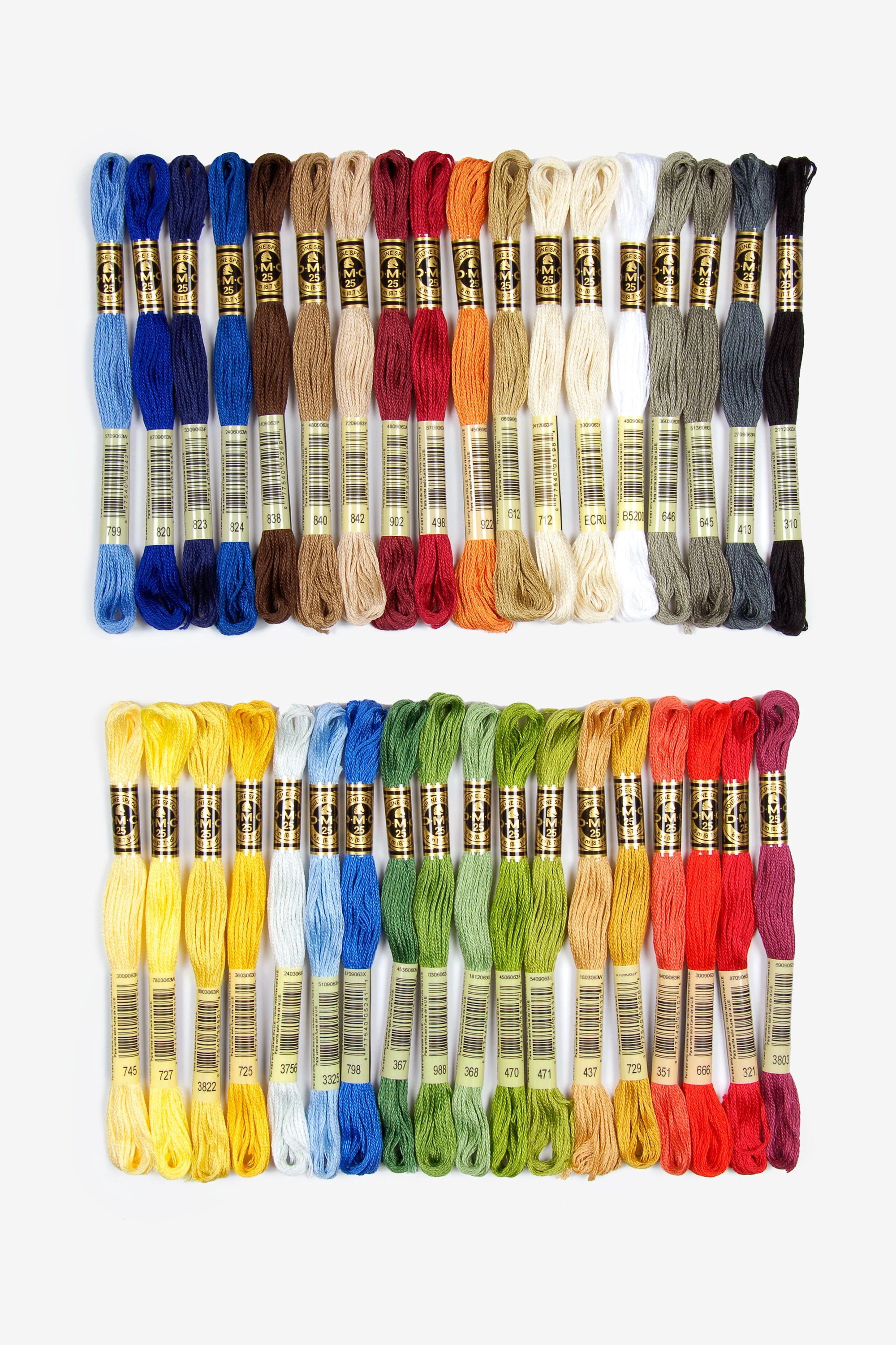 DMC Embroidery Floss Pack, Home Decor, 36 skiens