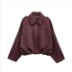 thumbnail image 1 of Chaqueta de Gamuza Sintética para Mujer, Abrigo Informal Holgado de Larga con Solapa y Estilo Urbano A . Vino Tinto L, 1 of 7