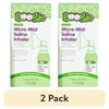 (2 pack) Boogie Sterile Drug-Free Micro-Mist Saline Inhaler for All Ages