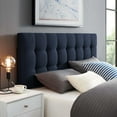 thumbnail image 4 of Modway Lily Queen Upholstered Polyester Fabric Headboard in Navy, 4 of 10