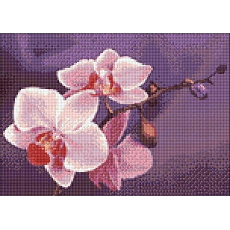 UPC: 4630033464973 | Diamond Painting Branch of Orchids WD038 14.9 x 10.6 inches Diamond Art Kit