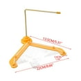 thumbnail image 3 of Triangular Kitchen Sink Draining Rack with Pole, Plastic Corner Strainer for Dry and Wet Separation, 3 of 7