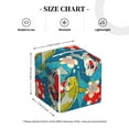 thumbnail image 4 of Sikiie Japanese Koi Leather Tissue Box Cover Square, tissue box holder, Tissue Box with Bottom Belt-5.2”x5.2”x5.2”, 4 of 7