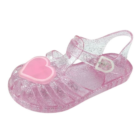 

Yinguo Sandals Solid Beach Shoes Princess Children Kids Girls Summer Shoes