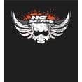 thumbnail image 5 of No Fear Skull With Wings Vintage Logo Adult Black Long Sleeve Hoodie-Medium, 5 of 6