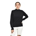 thumbnail image 1 of Blusa tejida de cuello alto Juvenil, 0248 (Negro) negro G, 1 of 4