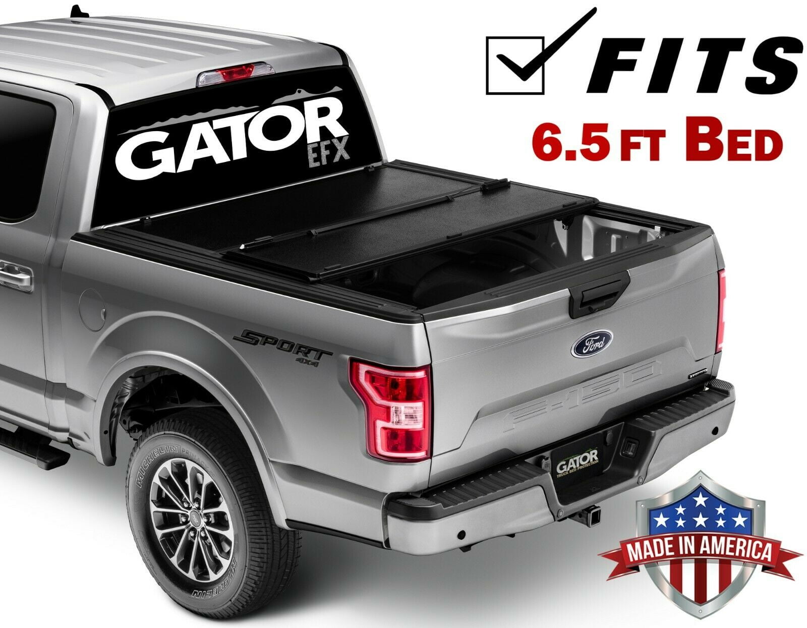 Gator EFX Hard TriFold (fits) 20152019 Ford F150 6.5 FT Bed Only Tonneau Truck Bed Cover Made