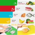 thumbnail image 2 of Multi-color Sorting Chopping Board 6-piece Cutting Board Set, 2 of 4