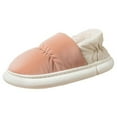 thumbnail image 4 of Slippers for Women Fluffy Slippers Lined Slippers Indoor Outdoor Soft Sole Shoes For Winter Warmth Comfort, 4 of 5