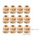thumbnail image 2 of Copper Threaded Insert Nut for Wood Bolt Fixing 60Pcs Brass Inserts, 2 of 4