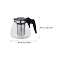 thumbnail image 2 of Cafetera Helada Allinless de vidrio y plástico Negro y Transparente, 2 of 3