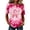 Z002_Hot Pink, variant on Breast Cancer Shirt Women Breast Cancer Awareness Crew Neck Pink Ribbon Short Sleeve T-Shirt Cancer Survivor Breast Cancer Awareness Gifts