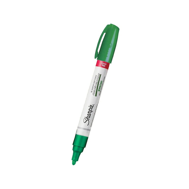 Permanent Paint Marker, Medium Bullet Tip, Green Permanent Paint Marker, Medium Bullet Tip, Green