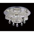 thumbnail image 1 of CWI Lighting 5645C20ST-R LED Flush Mount with Chrome finish, 1 of 1