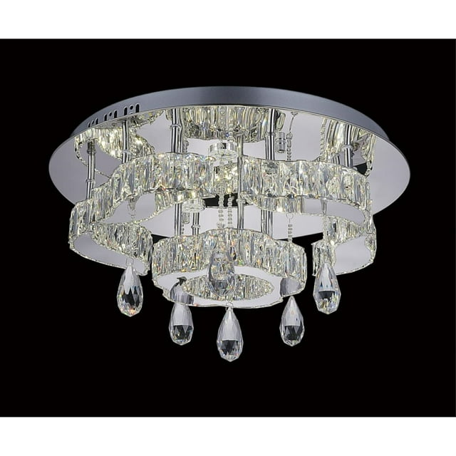 CWI Lighting 5645C20ST-R LED Flush Mount with Chrome finish