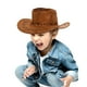 thumbnail image 3 of 2 piezas de sombrero de vaquera occidental para niños, clásico, para niños y niñas, sombrero Fedora de rodeo de ala ancha, sombrero de Woody para cosplay, para fiesta temática del oeste, 3 of 8