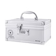 thumbnail image 1 of Caja de Seguridad con Combinación de 6,30 X 6,30 X 4,53 Pulgadas, con Múltiples Rejillas, Impermeable, Portátil, de Gran Capacidad, con Código para Di 6 rejillas, 1 of 8