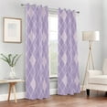thumbnail image 6 of Blackout Curtains Window Curtain for Bedroom Living Room 1 Panel 82"x42" Purple Block, 6 of 8