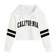 thumbnail image 6 of KPOPLK Girl Zip up Hoodie Sweatshirt Soft Fuzzy Fleece Jacket with Pocket for Girls 5-58 Years(3-4 Y,White), 6 of 6